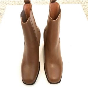 Alias Mae Brown Leather Pepa Bootie in Taupe